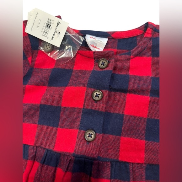 Hanna Andersson ~ Buffalo Plaid Flannel Romper - Picture 2 of 5